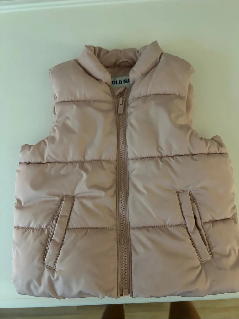 Old Navy Toddler Blush Quilted Puffer Vest